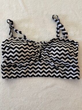 torrid Women’s Lattice Chevron Swim Top